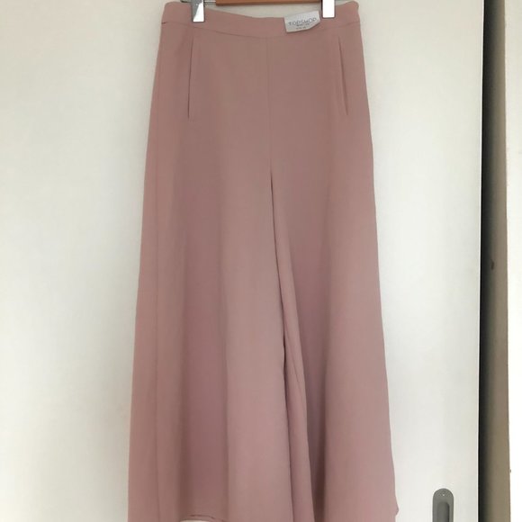 Top Shop Wide Leg Flare Pants - Picture 2 of 6